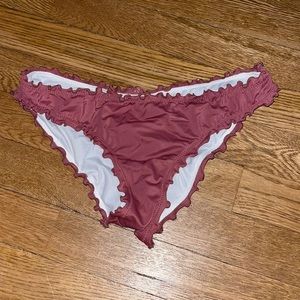 VICTORIAS SECRET PINK RUCHED BIKINI BOTTOM